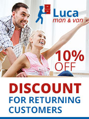 Luca Man and Van 10% Off for returning customers